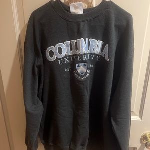 Oversized Columbia University crewneck